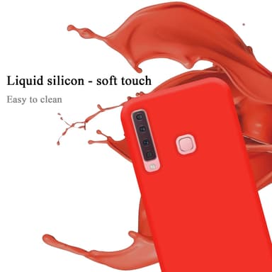 Samsung Galaxy A9 2018 Suojakuori Kotelo (Punainen)