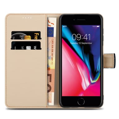iPhone 7 / 7S / 8 / SE 2020 Suojakuori Lompakkokotelo