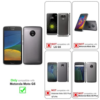 Suojakuori Motorola MOTO G5 Kotelo (Sininen)