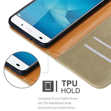 Honor 5C Suojakuori Lompakkokotelo (Ruskea)