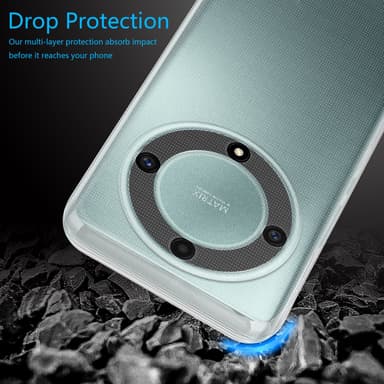 Honor Magic 5 Liter 5G Suojakuori Kotelo (Läpikuultava)