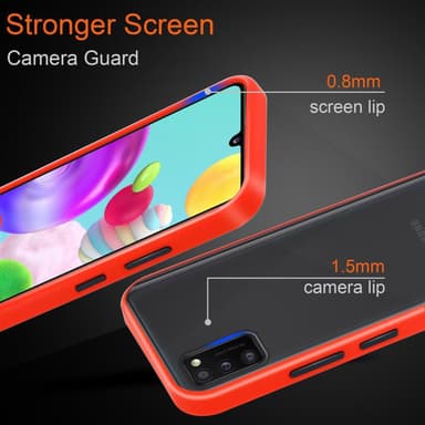 Samsung Galaxy A41 Suojakuori Kotelo (Läpinäkyvä)