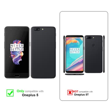 OnePlus 5 Suojakuori Lompakkokotelo (Violetti)