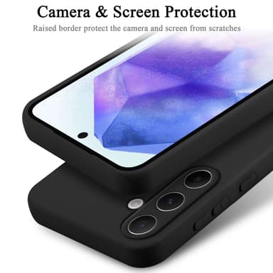 Samsung Galaxy A55 Suojakuori Kotelo Case (Musta)