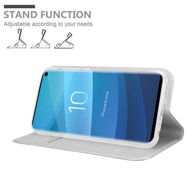 Suojakuori Samsung Galaxy S10 4G Lompakkokotelo (Hopea)