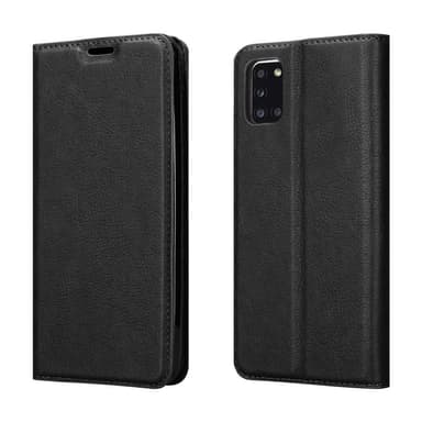 Samsung Galaxy A31 Suojakuori Lompakkokotelo (Musta)