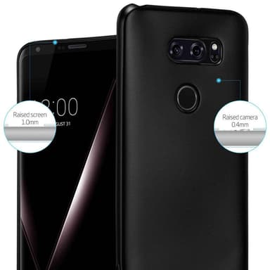 LG V30 / V30+ / V30S / V30S+ Suojakuori Kotelo (Musta)