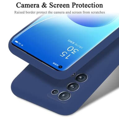 Oppo Reno6 PRO 5G Suojakuori Kotelo Case (Sininen)
