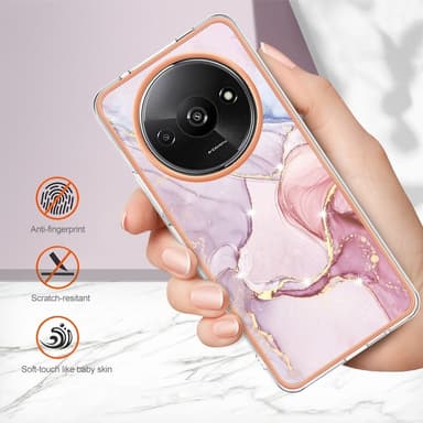 SKALO Xiaomi Redmi A3 Marmori TPU kuori - #1