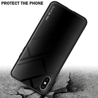 iPhone X / XS Suojakuori Kotelo (Musta)