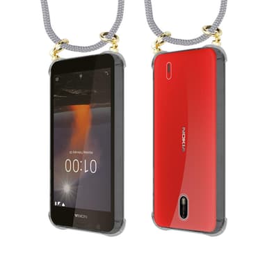 Nokia 1 2018 Suojakuori Kotelo (harmaa)