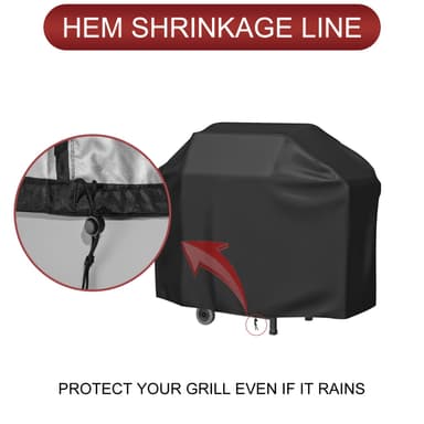 Grillin Kansi 147x61x117cm BBQ Grilli Vesitiivis