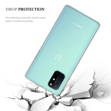 OnePlus 8T Suojakuori Kuoret (Läpinäkyvä)