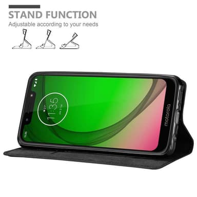 Motorola MOTO G7 PLAY Suojakuori Lompakkokotelo (Musta)