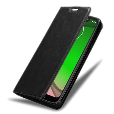 Motorola MOTO G7 PLAY Suojakuori Lompakkokotelo (Musta)