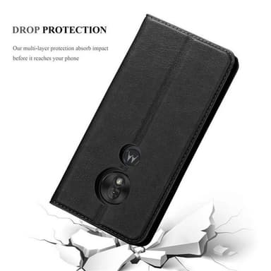 Motorola MOTO G7 PLAY Suojakuori Lompakkokotelo (Musta)