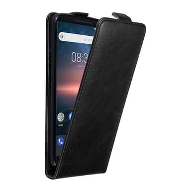 Nokia 8 Sirocco Suojakuori Lompakkokotelo (Musta)