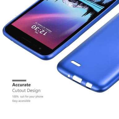 LG K4 2017 Suojakuori Kotelo (Sininen)
