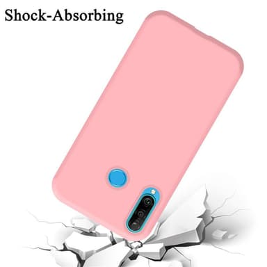 Huawei P30 LITE Suojakuori Kotelo (Vaaleanpunainen)