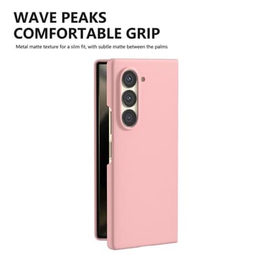 SKALO Samsung Z Fold6 Ultrathin Skin-touch Fold Suojakuori - Pinkki