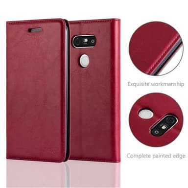 LG G5 Suojakuori Lompakkokotelo (Punainen)
