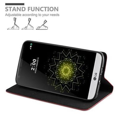 LG G5 Suojakuori Lompakkokotelo (Punainen)