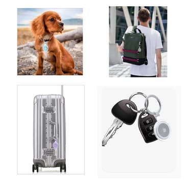 Avaimenperä ja airtag-kansi