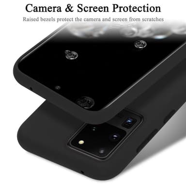 Samsung Galaxy S20 ULTRA Suojakuori Kotelo (Musta)