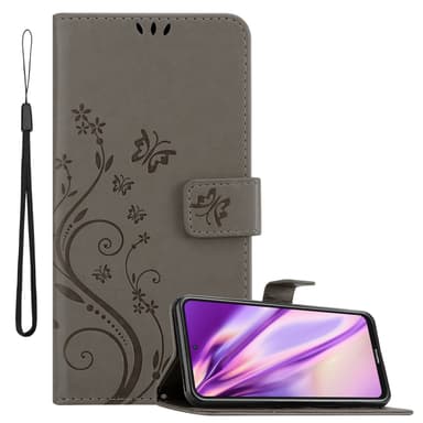Nokia X10 / X20 Suojakuori Lompakkokotelo (harmaa)