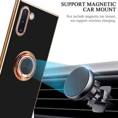 Samsung Galaxy NOTE 10 Suojakuori Kotelo (Musta)