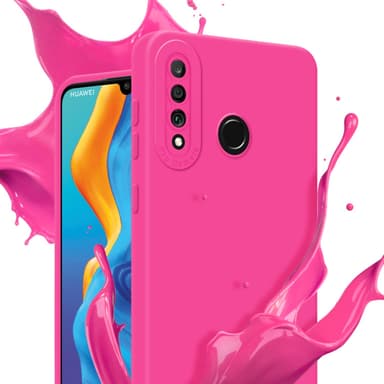 Huawei P30 LITE Suojakuori Kotelo (Vaaleanpunainen)