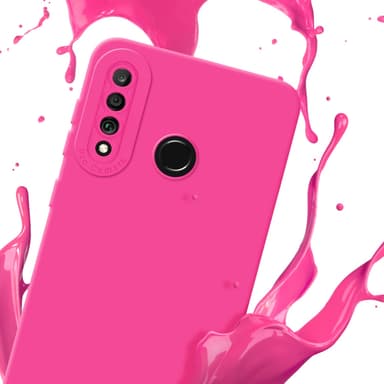 Huawei P30 LITE Suojakuori Kotelo (Vaaleanpunainen)