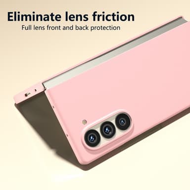 SKALO Samsung Z Fold6 Ultrathin Skin-touch Fold Suojakuori - Pinkki