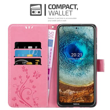 Nokia X10 / X20 Suojakuori Lompakkokotelo