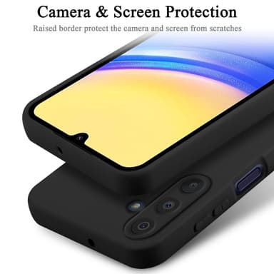 Samsung Galaxy A15 Suojakuori Kotelo Case (Musta)