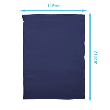 Makuupussi Travel 115x 210 cm Untuvapussi(sininen)