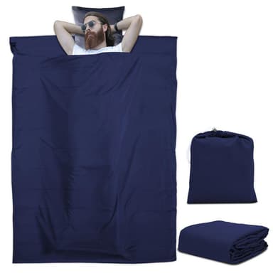 Makuupussi Travel 115x 210 cm Untuvapussi(sininen)