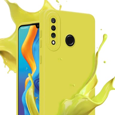 Huawei P30 LITE Suojakuori Kotelo (Keltainen)