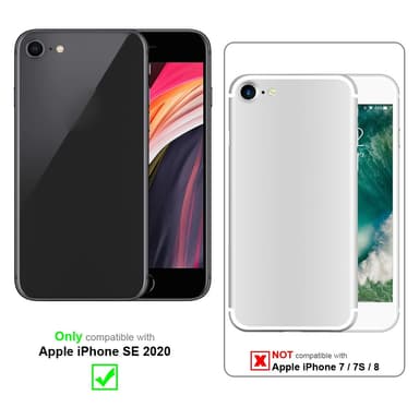 Suojakuori iPhone SE 2020 Kotelo (Musta)