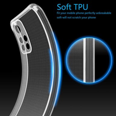 Redmi Note 11s 5G Suojakuori Kotelo (Läpikuultava)