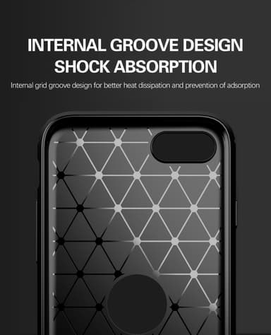 Suojakuori iPhone SE 2020 Kotelo (Musta)
