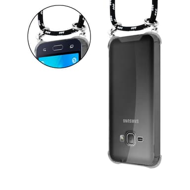 Samsung Galaxy J1 2016 Suojakuori Kotelo (Musta)