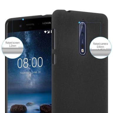 Suojakuori Nokia 8 2017 Kotelo (Musta)