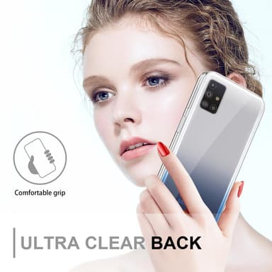 Samsung Galaxy M31s Suojakuori Kotelo (Läpinäkyvä)