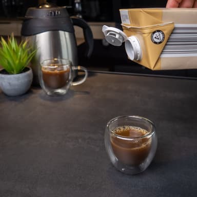 4x Espresso lasi Kahvilasi Latte Macchiato
