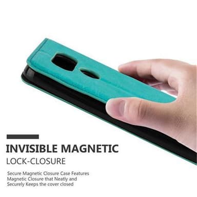 LG G6 Suojakuori Lompakkokotelo (Turkoosi)
