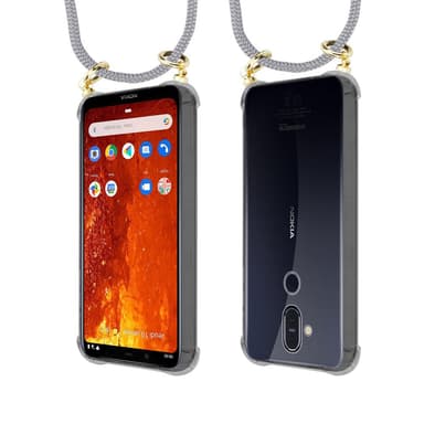 Nokia 8.1 Suojakuori Kotelo (harmaa)