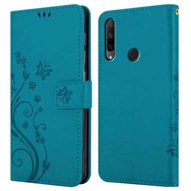 Honor 9X Suojakuori Lompakkokotelo (Sininen)