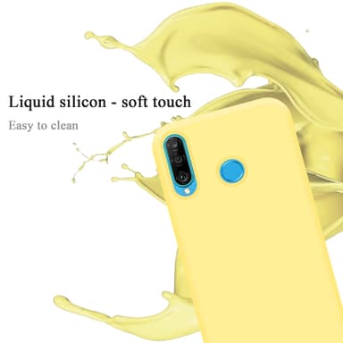 Huawei P30 LITE Suojakuori Kotelo Case (Keltainen)