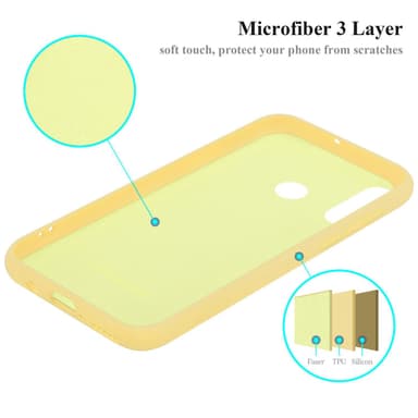 Huawei P30 LITE Suojakuori Kotelo Case (Keltainen)